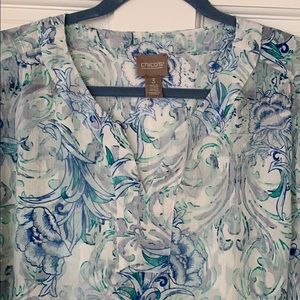 EUC.  Beautiful sheer tunic